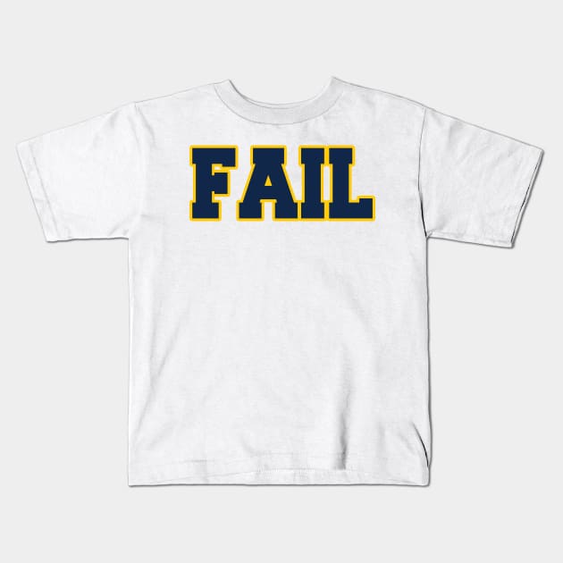 Fail to the Victors! Kids T-Shirt by OffesniveLine